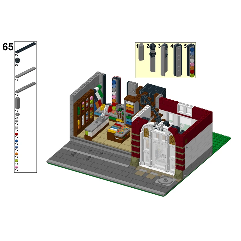 Блочный конструктор MOC оружия