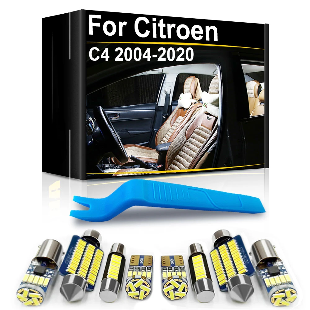 

Car Interior LED Light Canbus For Citroen C4 MK1 MK2 B7 Picasso Grand Picasso I II Aircross Cactus 2004-2020 Auto Accessories