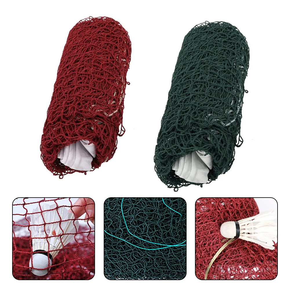 

1pc Portable Badminton Net Tennis Volleyball Sports Mesh Nets Canvas Edging For Beach Garden Outdoor Playground 6.1x0.76m