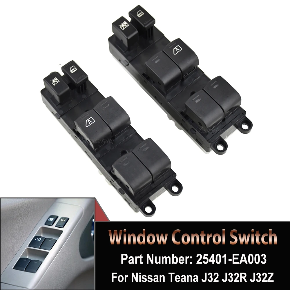 

Master Electric Power Window Switch Button Regulator For Nissan Frontier 2005-2011 Xterra 2005-2008 25401-EA003 25401-ET000