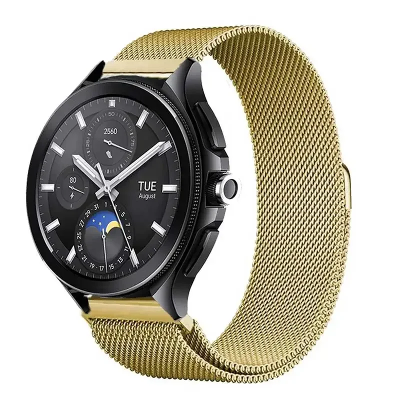 Браслет со стальной магнитной пряжкой для Xiaomi Watch 2 Pro / S3 S2 46 мм/Mi S1 сменный