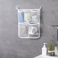 wall mounted laundry basket dirty clothes storage bag toy bathroom breathable mesh bathroom clothes storage baskets household