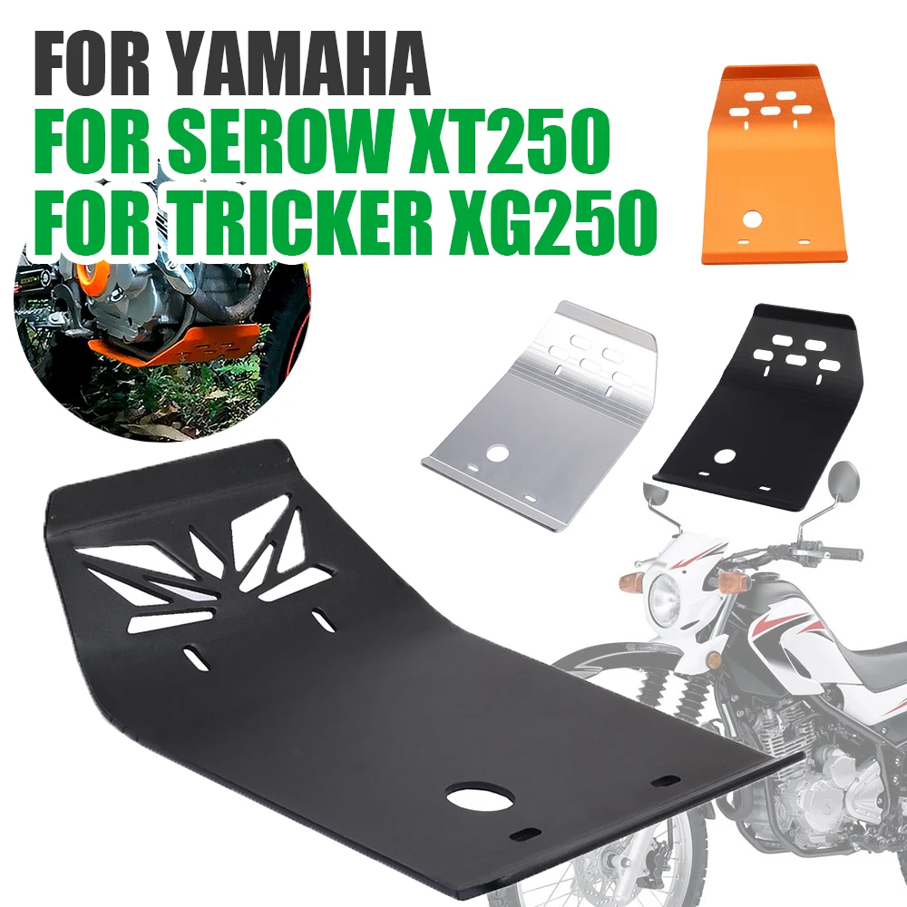 

For YAMAHA Serow XT250 XT250X XT 250 X Tricker XG 250 XG250 Motorcycle Accessories Engine Guard Chassis Skid Plate Pan Protector