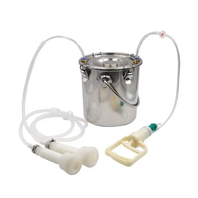 

Ручной импульсный электрический доильный аппарат из нержавеющей стали с регулируемым всасывающим лотком для коровьего молока для