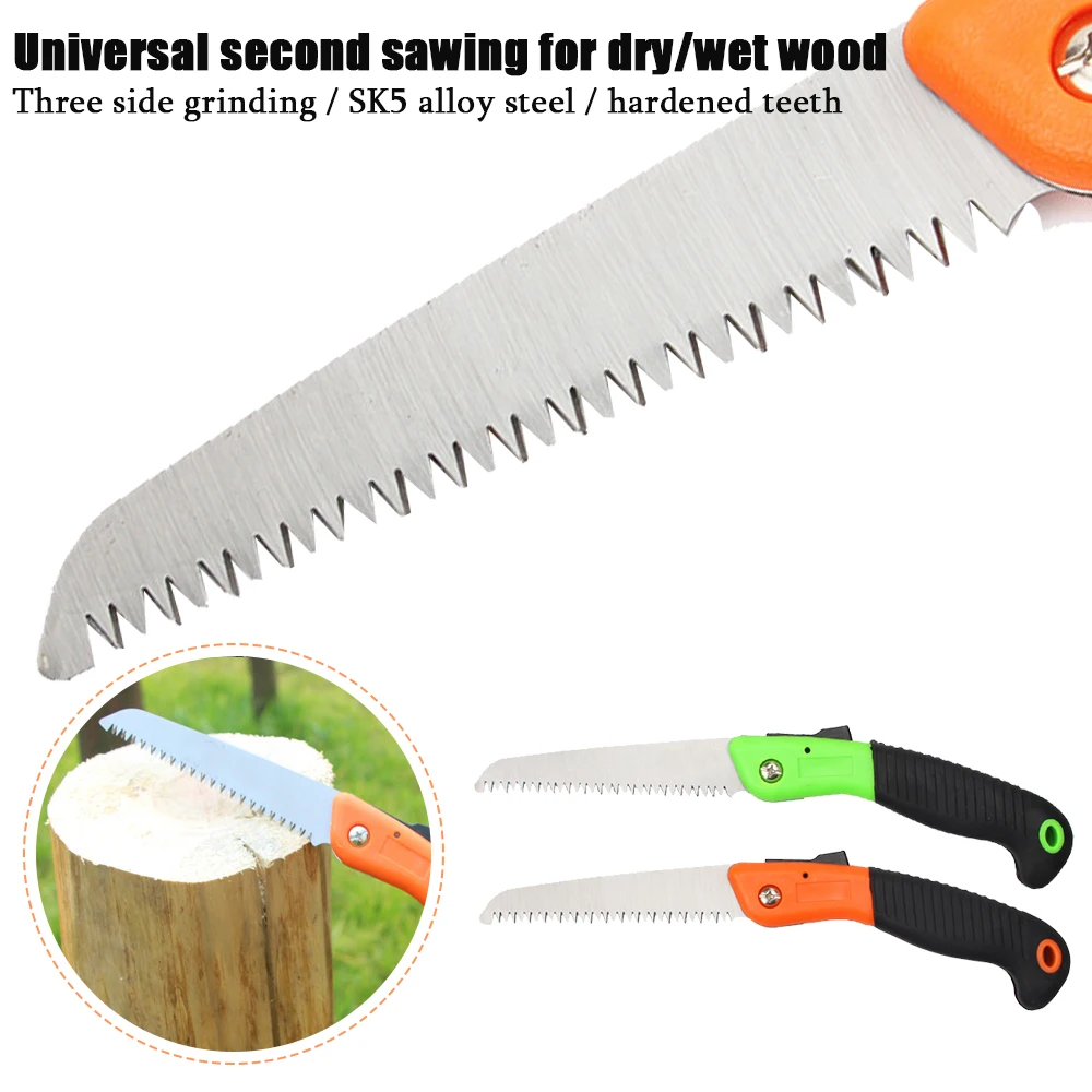 

Folding Saw Portable Cutting Hand Folding Mini Saw TPR Handle Collapsible Handmade Garden Outdoor Fast Saw Household Lumberjack