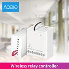 Модуль управления Aqara, двухканальный беспроводной релейный контроллер, умный таймер, работает с приложением Xiaomi Mijia Homekit