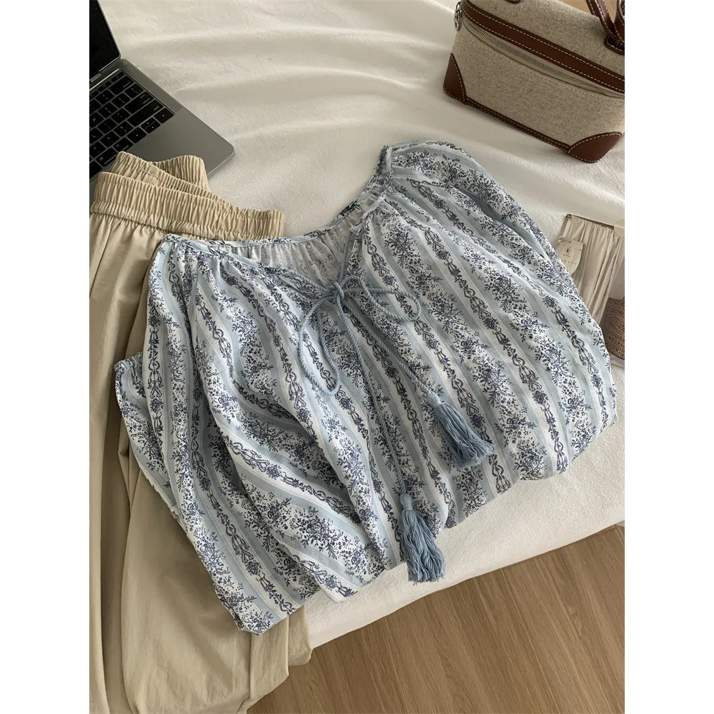 Boho Chique Roupas Femininas Blusas Topos Elegante Nova Formal Social Camisa Branca