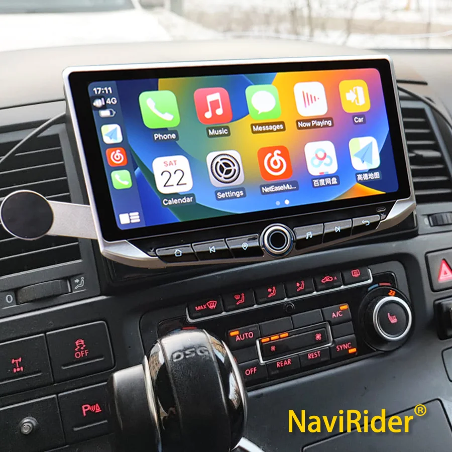 

10,88-дюймовый радиоприемник с экраном Android для Volkswagen VW Multivan T5 2003-2015 Автомобильный мультимедийный видеоплеер GPS Стерео Carplay Головное устройство
