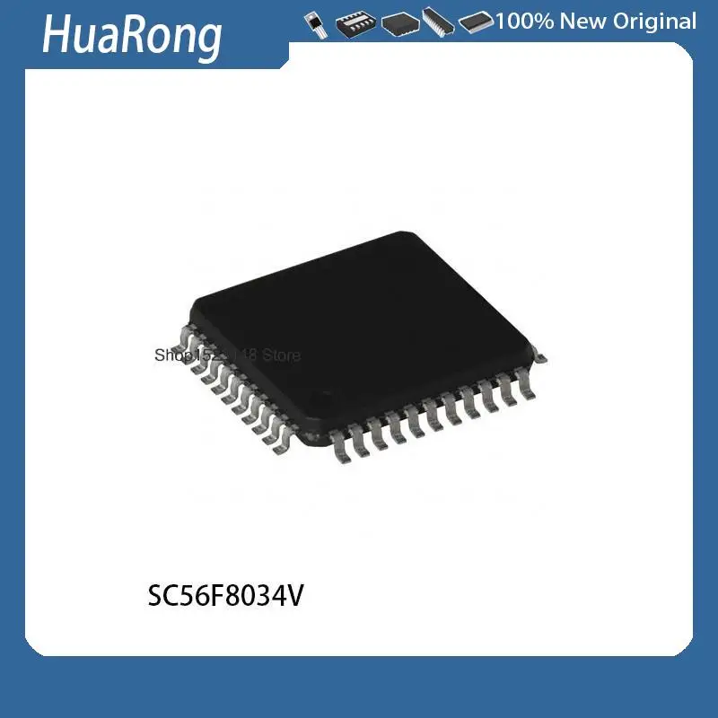 Новые 2 шт. SC56F8034V 1M67E QFP-44