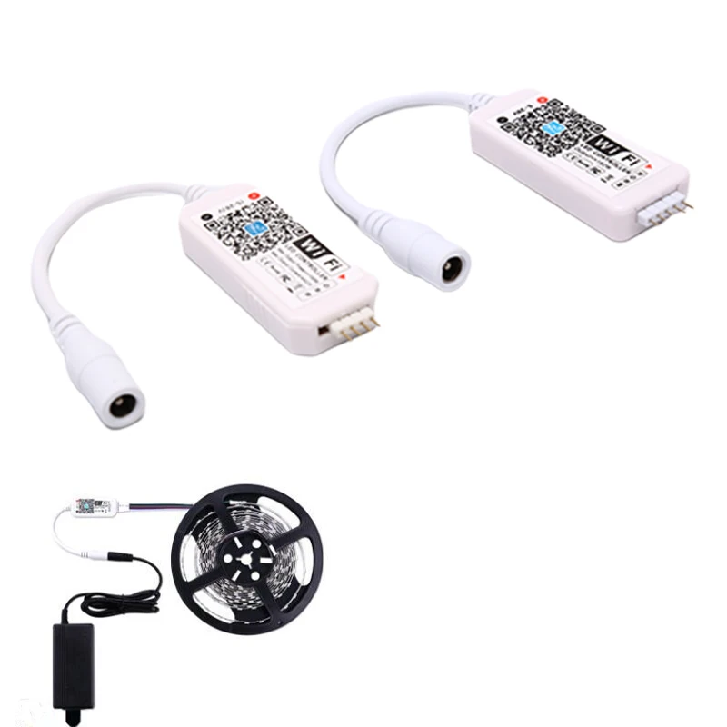 

LED WiFi Controller Smart Voice Controller Remote RGB/RGBW For Strip Light