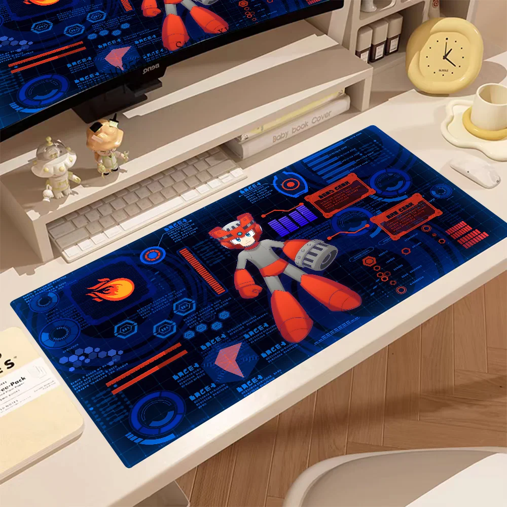 ROCKMAN DRN 001 Mega Man Mousepad Large Gaming Mouse Pad LockEdge Thickened Computer Keyboard Table Desk Mat