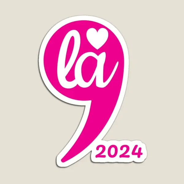 Comma La Kamala 2024 Магнитная магнитная наклейка на холодильник с милым декором наклейки