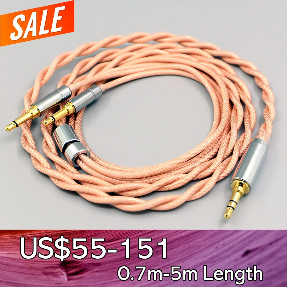 Type6 756 core Shielding 7n Litz OCC Earphone Cable For KENNERTON GJALLARHORN MAGNI M-12s JORD GOLDPLANAR GL2000 GL1200