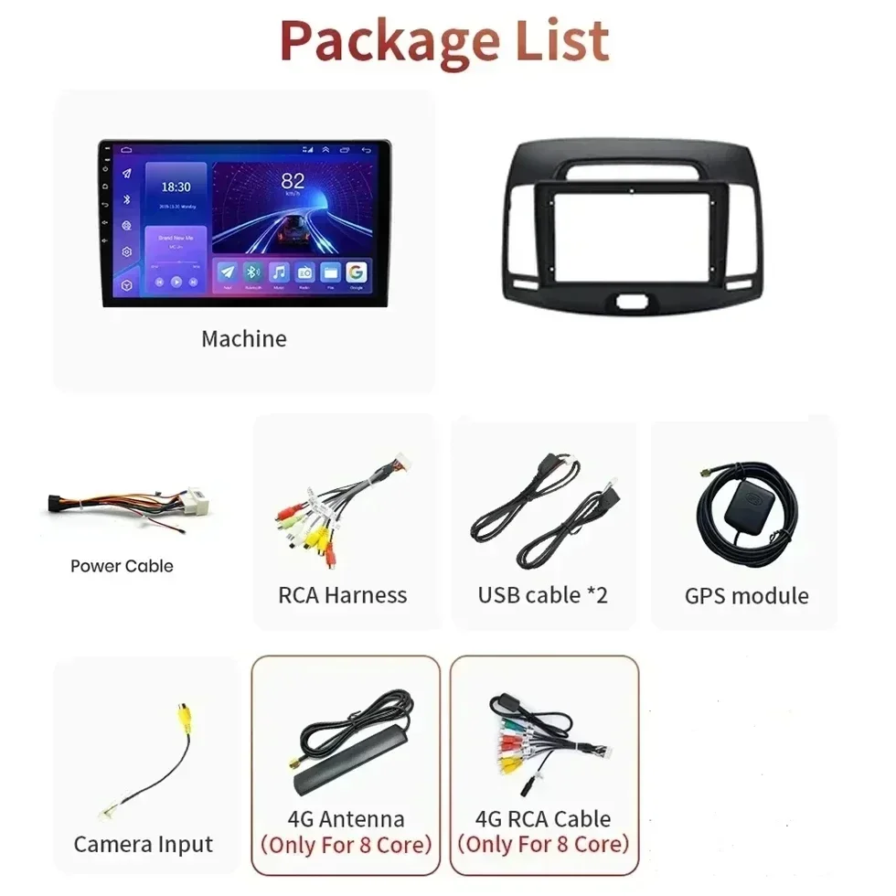 Для Hyundai Elantra 4 HD 2006-2012 Android автомобильный радиоприемник стерео мультимедийный