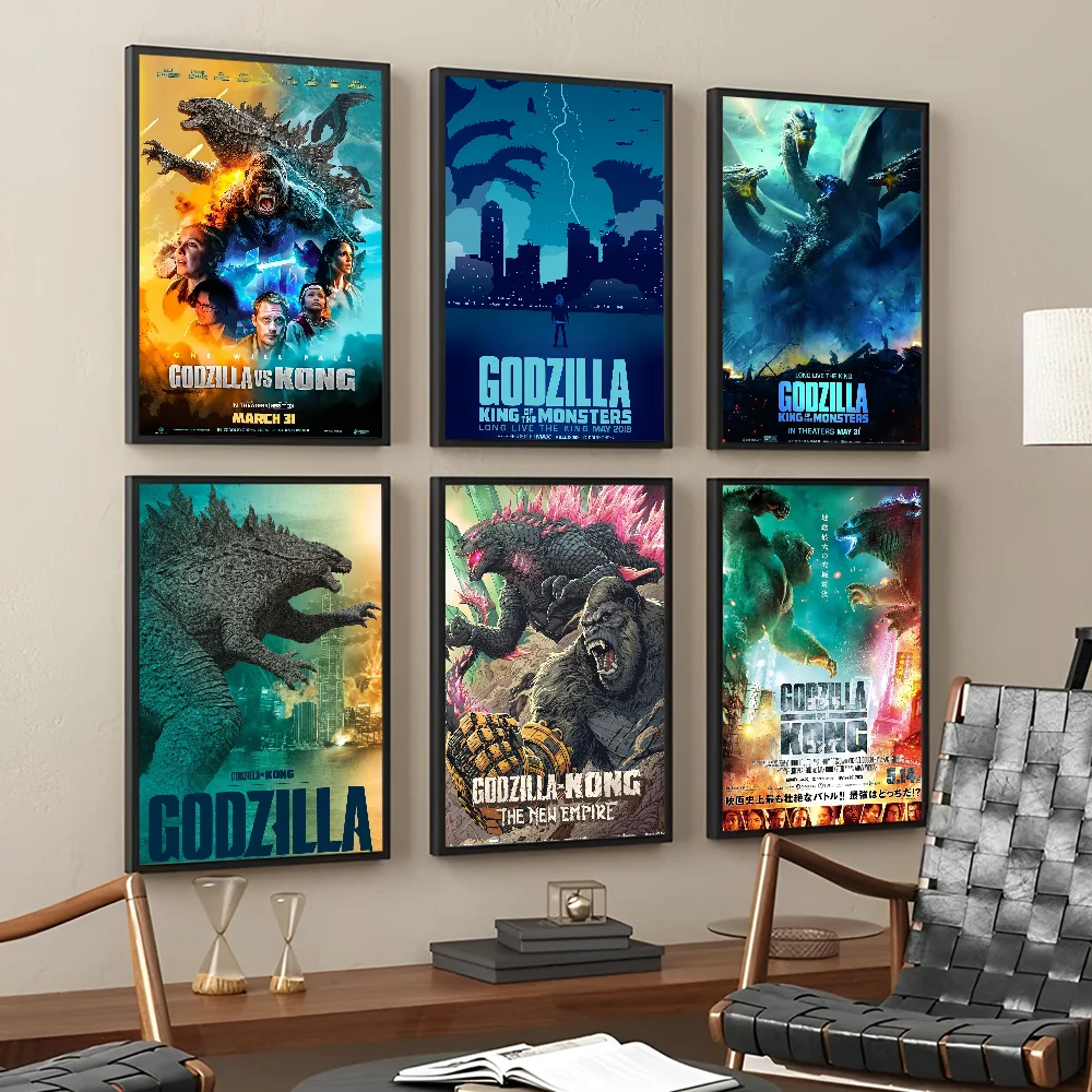 Высококачественный постер фильма G-Godzilla настенная художественная ремесленная