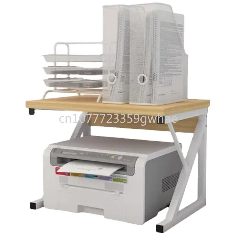 

Office Desk Manmade Board Steel Frame Printer Rack Household Kitchen Shelf Micro Oven Duplicator Storage RackD4408/D4409