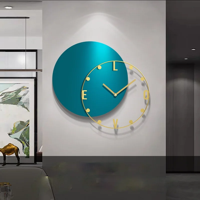 

Роскошные Настенные часы в скандинавском стиле, современные минималистичные домашние модные креативные индивидуальные, для гостиной