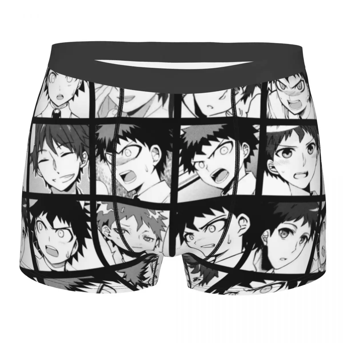 

Hajime Manga Collection Men Underwear Danganronpa Manga Anime Boxer Shorts Panties Sexy Soft Underpants for Homme Plus Size