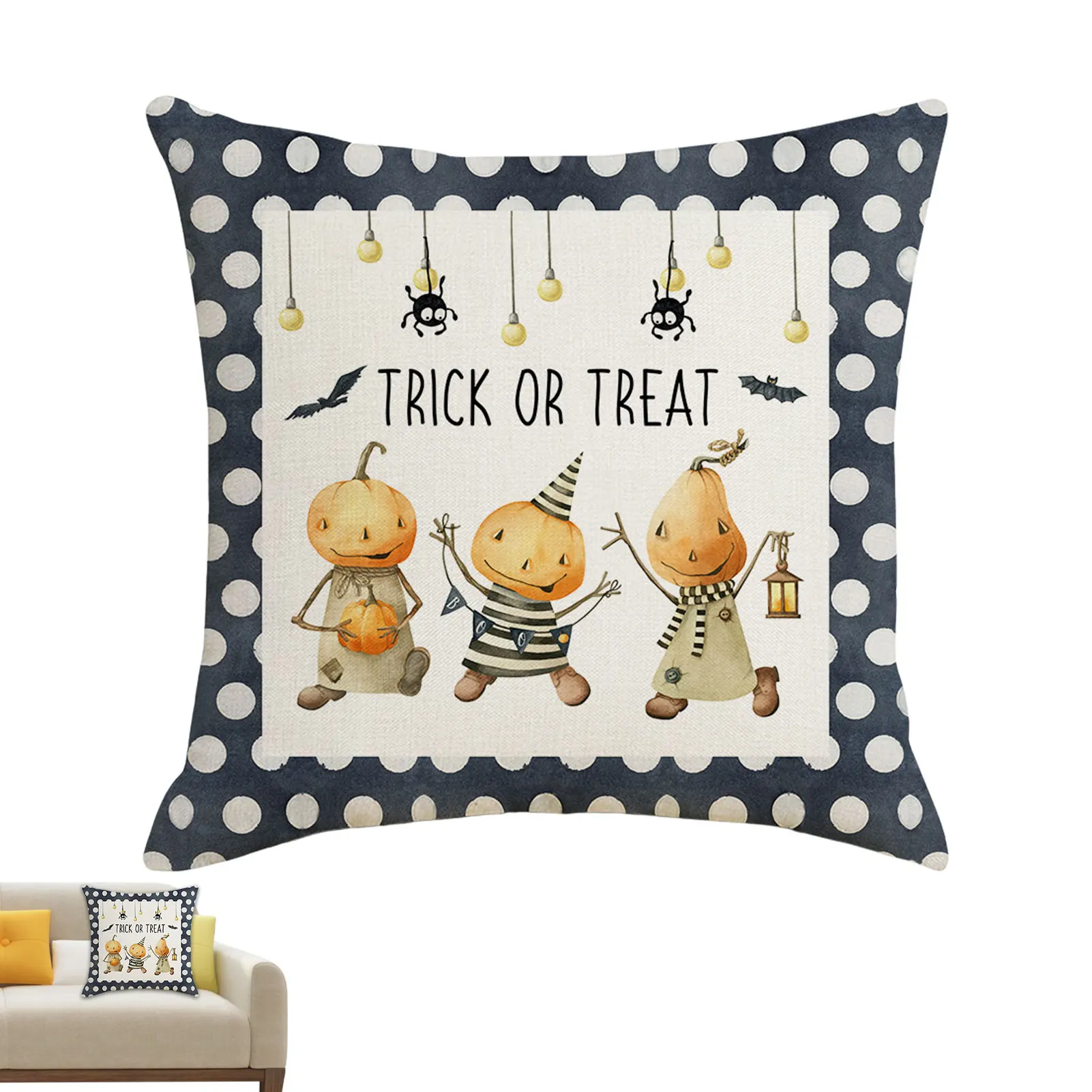 

Наволочки для подушек на Хэллоуин, наволочки для подушек с волчьими звездами, чехол для подушки, подходит для гостиной, спальни, офиса