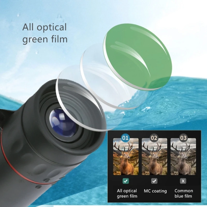 

30x25 Monocular Telescope Mini Single-Barrel Telescope 1000M/7000M Handheld Optics Telescope for Travelling Outdoor