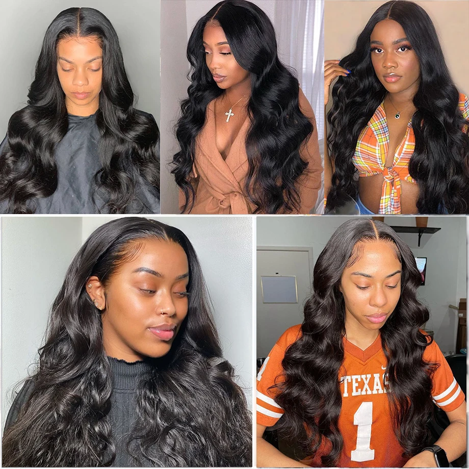 Body Wave Lace Front Wig Brazilian 13x4 Lace Frontal Human Hair Wigs For Black Women Pre Plucked 30 Inch Hd 360 Lace Frontal Wig