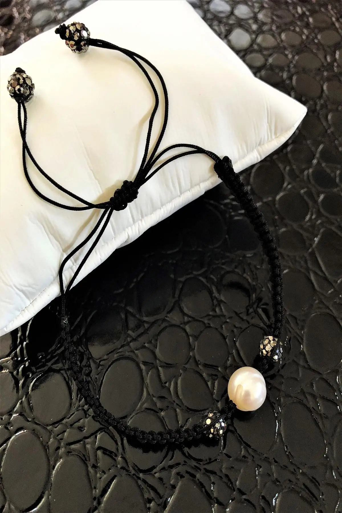 

Natural stone Handmade Pearl Stone Bracelet Tkrb83