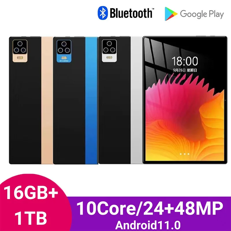 

10. 11, 12-дюймовый планшет Android 2022, 16 ГБ ОЗУ, 11,0 Гб ПЗУ, 4K, стандартный HD экран, две sim-карты, Wi-Fi, Google play, новинка 512