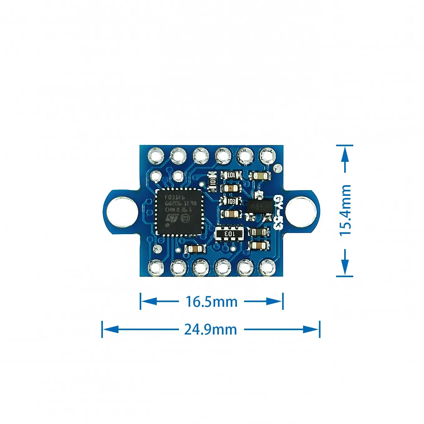 НОВЫЙ GY-53 VL53L0X Iaser Ranging ToF Модуль датчика полета с последовательным ШИМ-выходом