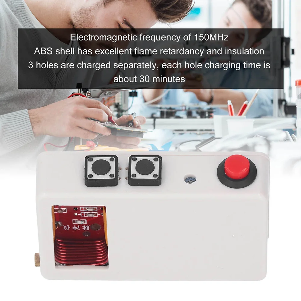 

150MHz 95W EMP Generator Electromagnetic Pulse Generator Transmitter U S Plug Generator Fingerprint Lock Detector LightBulb