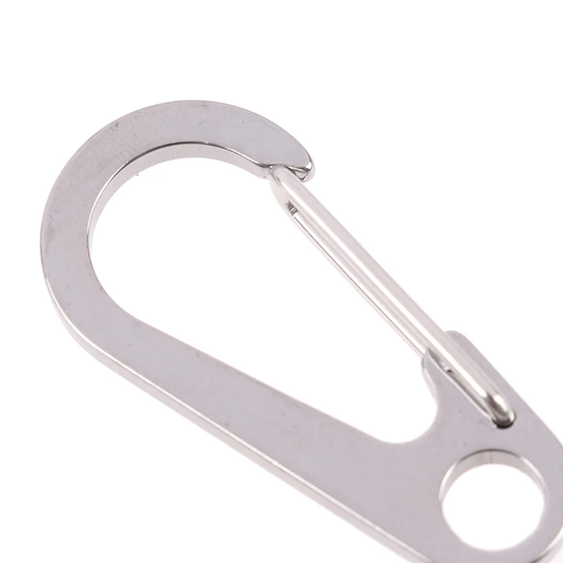 

High Quality Outdoor Stainless Steel Keychain D-shaped Carabiner Buckle Waist Umbrella Rope Multifunctional