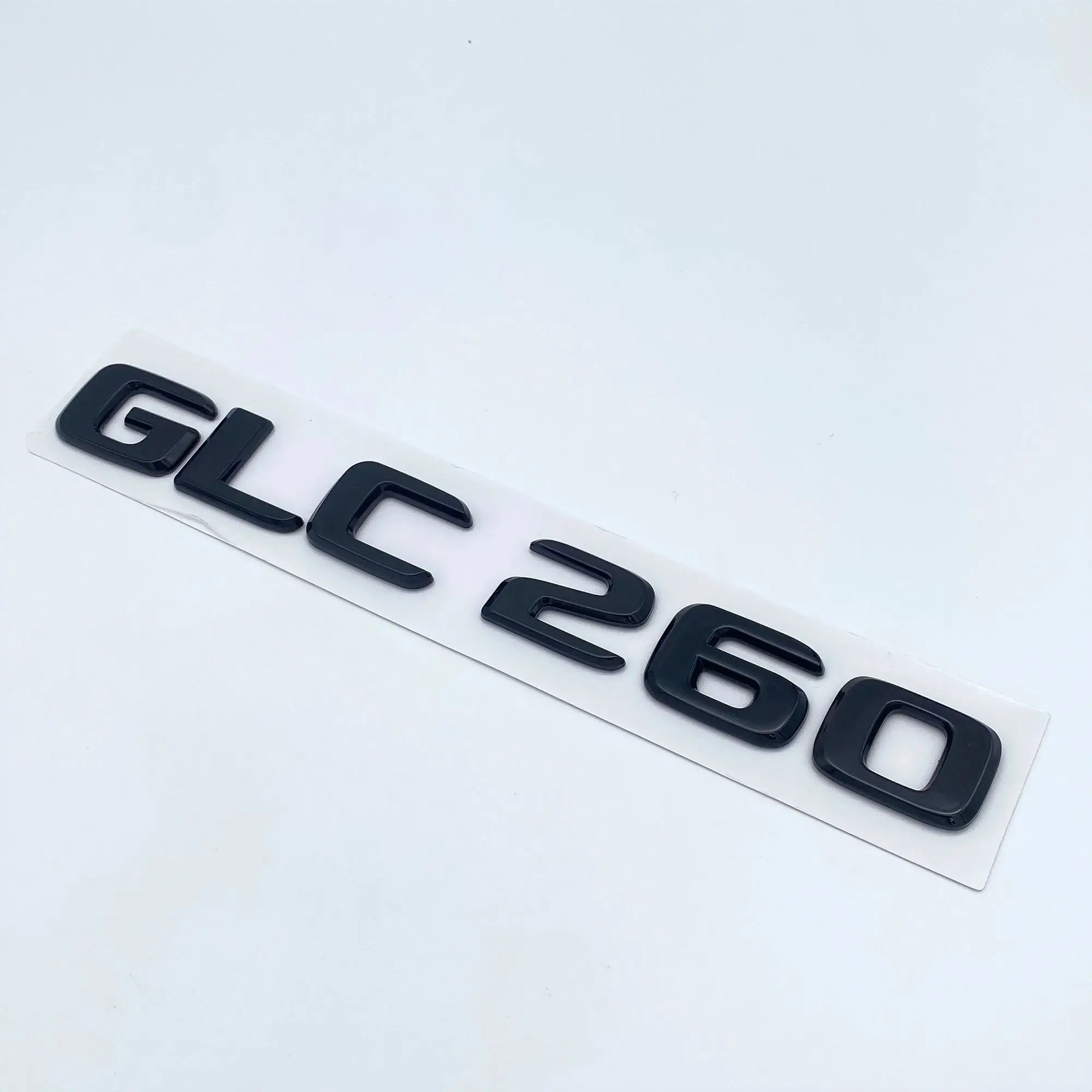 3D ABS хромированные черные буквы GLC260 GLC300 GLC350 GLC220d GLC350e 4Matic эмблема для Mercedes Benz GLC X253