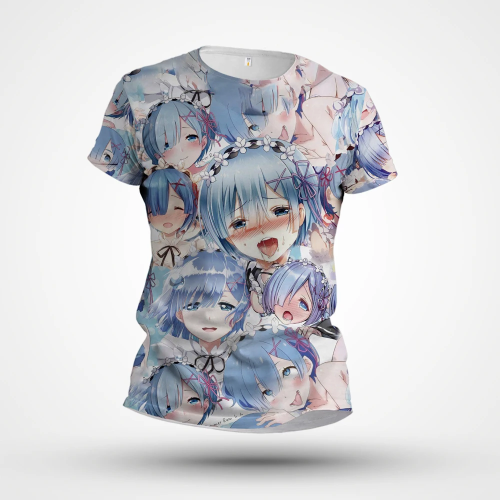 

2023 New Summer T-shirt Factory Direct Sales 3D Printing Custom Personalized Fashion Anime Pattern