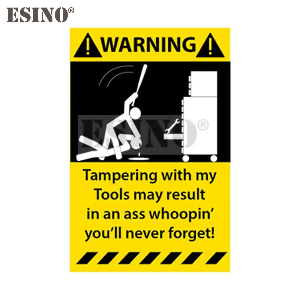 

Автомобильный Стайлинг, креативная Предупреждение ждающая наклейка, наклейка с моим ящиком для инструментов, декоративная наклейка из ПВХ, водонепроницаемая виниловая наклейка с рисунком кузова автомобиля