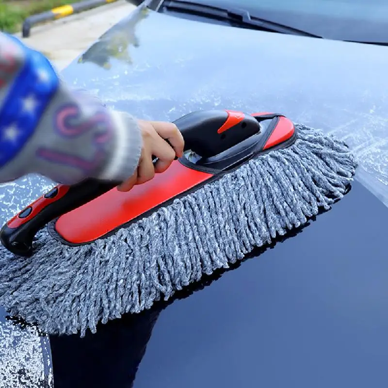 

1PC Car Exterior Duster Car Window Cleaner Brush Windshield Glass Cleaning Tool With Extendable Handle For Car Home Dusting Wash
