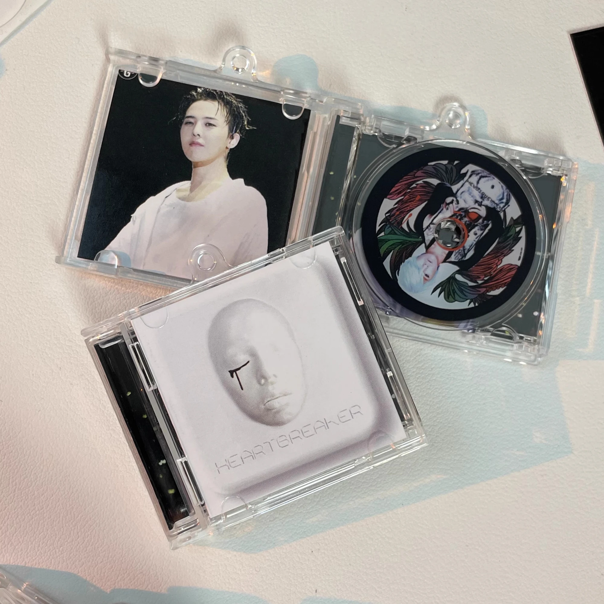 BIGBANG G-DRAGON POWER MINI Музыкальный CD NFC Брелок для игр с песнями Heartbreaker Альбом MADE брелок