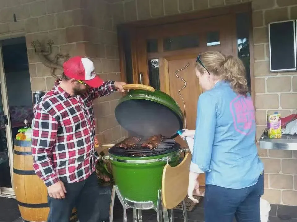 AUPLEX 15 16-дюймовый гриль Komodo кухонный для курильщика барбекю отдельно стоящий