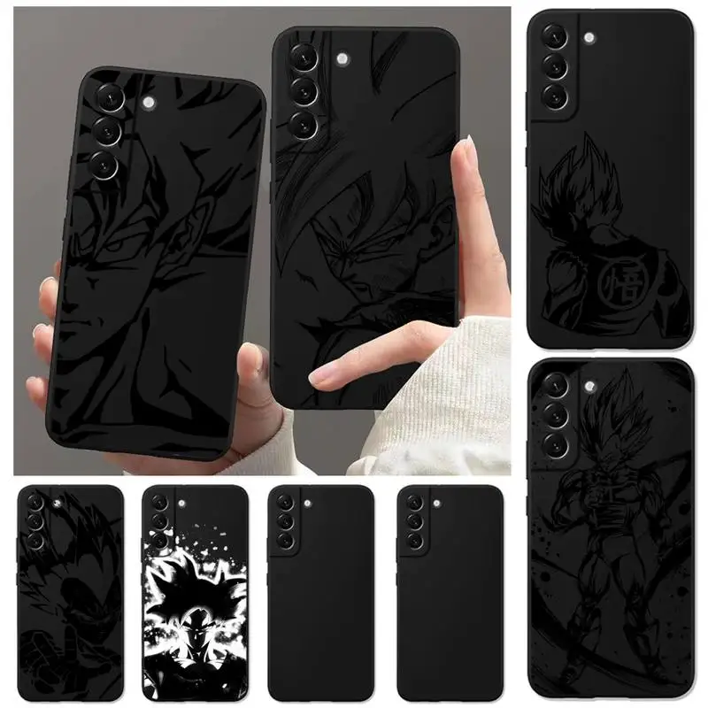 

Dragon Ball Z Line Art Sketch Phone Case for Samsung Galaxy S22 S21 Ultra S20 FE S10 S9 Plus 5G lite 2020 Soft Funda Cover