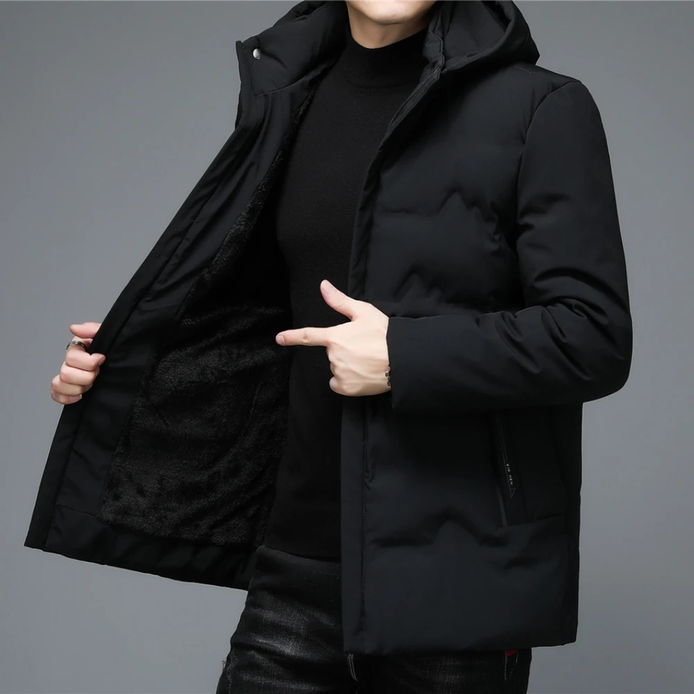 COODRONY Brand Thick Warm Hooded Parkas Men's Winter Jackets Long Coat Men Clothing Fashion Streetwear Windproof Overcoats Z8148