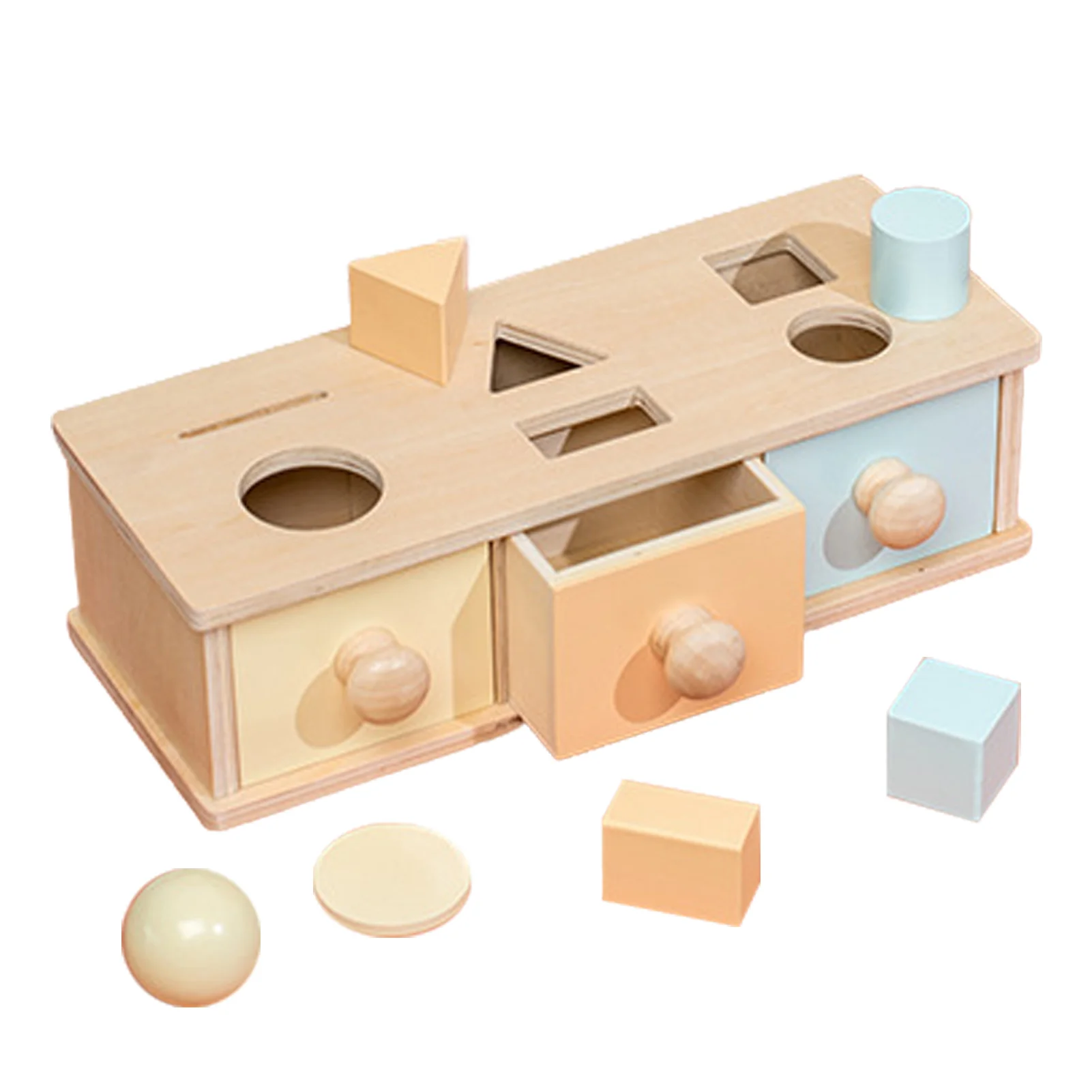 

Coin Box Toy Intellectual Montessori Coin Box Coin Box Game Science Educational Toys Preschool Training Baby Early Learning