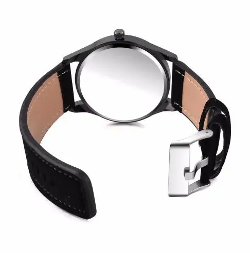 Часы мужские наручные с кожаным ремешком брендовые Роскошные Кварцевые в стиле