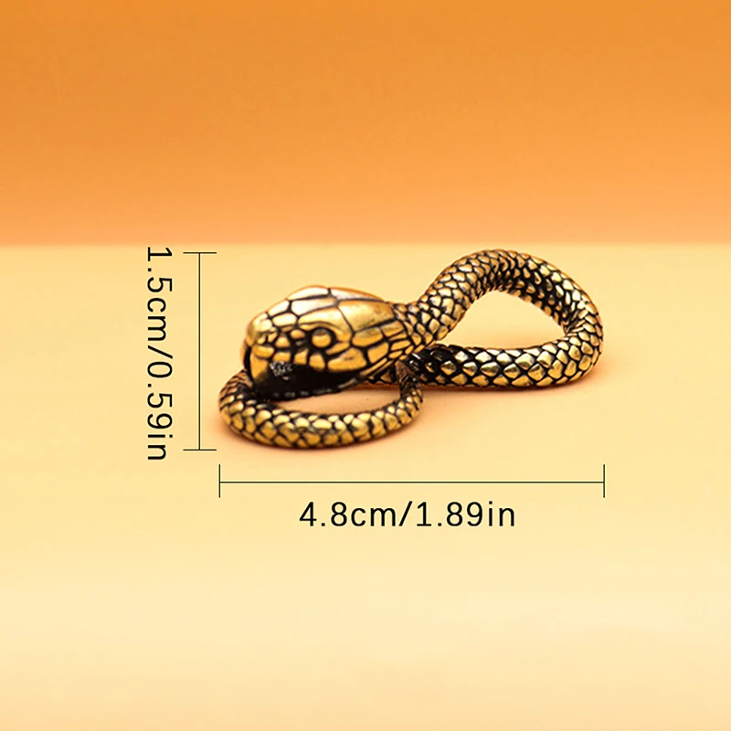 

Антикварная бронзовая статуя змеи Боа, миниатюрные фигурки, медные животные по знаку зодиака, украшения для стола, чайные украшения для домашних животных, латунные поделки