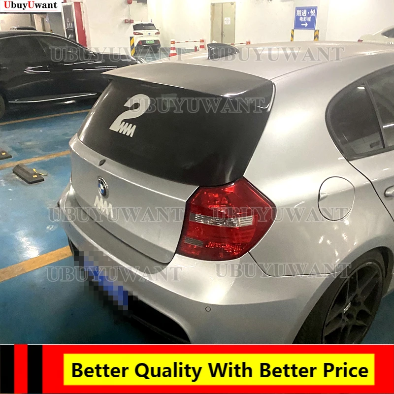 

For BMW 1 Series E87 Spoiler 116i 118i 120i 125i 130i M125 M135 2004-2011 Carbon Fiber Car Tail Wing Spoiler Roof Lip Spoiler