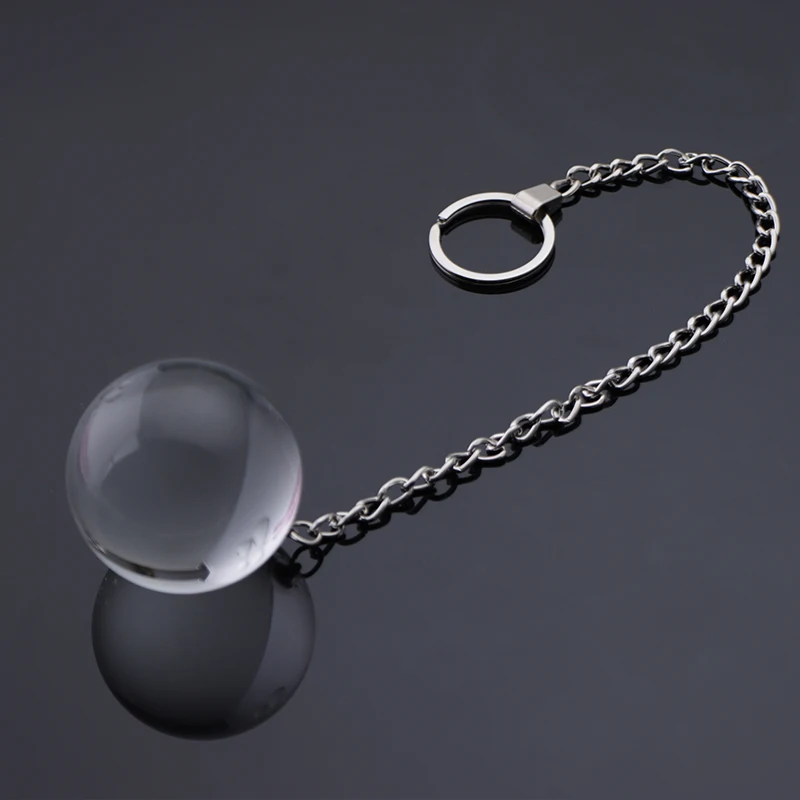 Большие Хрустальные шарики стимуляция точки G Анальная пробка 25-50 мм стеклянные