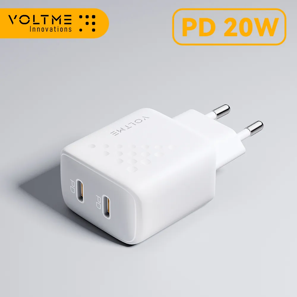 VOLTME USB Type C Charger 20W Fast Charger Quick Charge For iPhone 13 12 Pro Max PD Fast Charging For Xiaomi Samsung Huawei 1