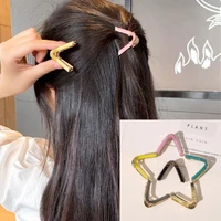 women%e2%80%99s geometric hair clips korea v shape acrylic hair claws crab girls hair barrettes hairpins ladiy fashion hair accessories