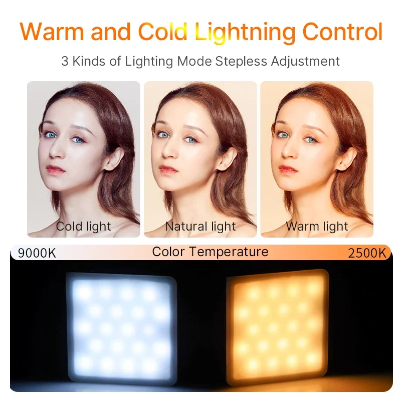 Обновленная видеокарта Ulanzi VL49 RGB PRO светильник 2500K-9000K светодиодный 2500 мАч