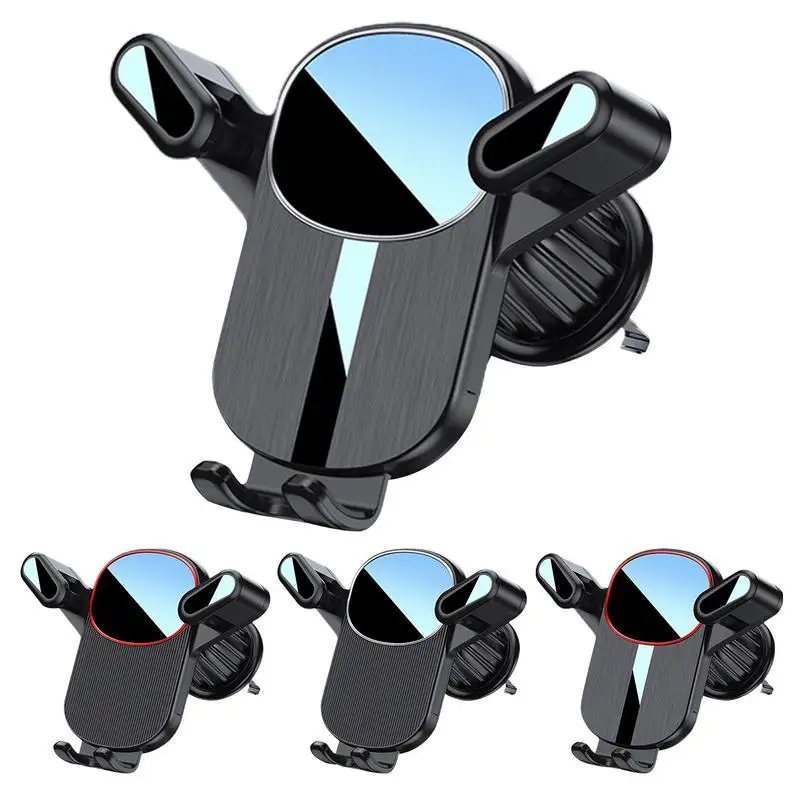 

Vent Phone Mount for Car Air Outlet Mobile Phone Navigation Holder Phone Holding Tool with Rear Screw Hook Clip for Dashboard