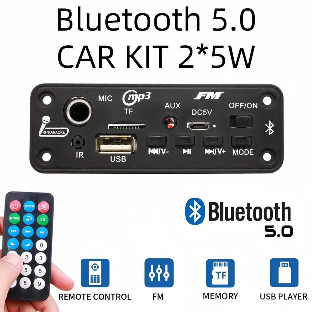 Внешний источник питания MP3-плеер с Bluetooth 5.0 Kebidu Pure Audio ...