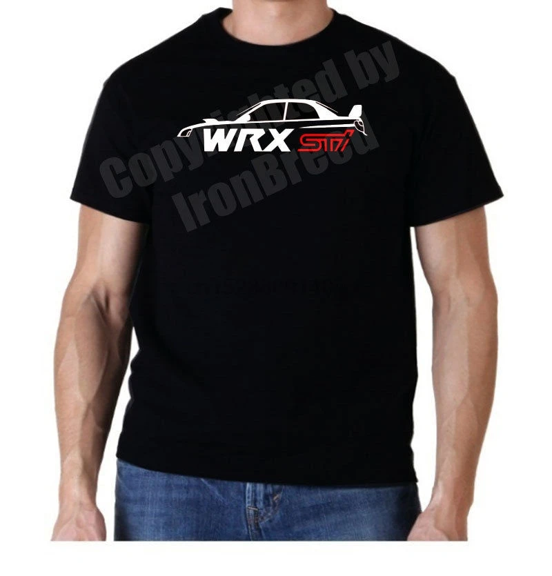 Новые футболки в стиле хип-хоп с принтом из японского автомобиля Wrx Sti для