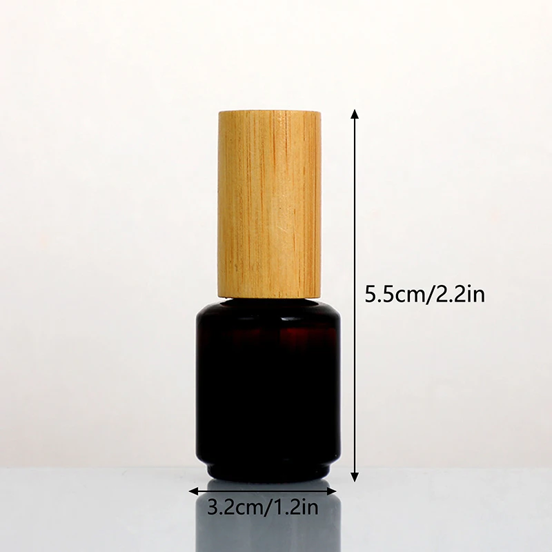 1 шт. 15 мл портативный пустой лак для ногтей антисветовая стеклянная бутылка лака